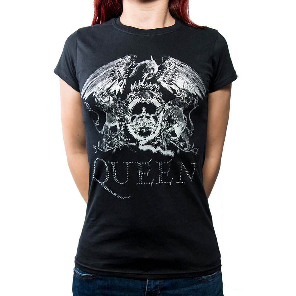QUEEN クイーン (初来日50周年 ) - LOGO / Diamante(ブランド) / Tシャツ / レディース - PGS
